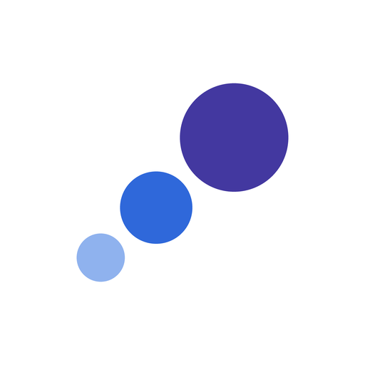 SnowDots app icon, light
